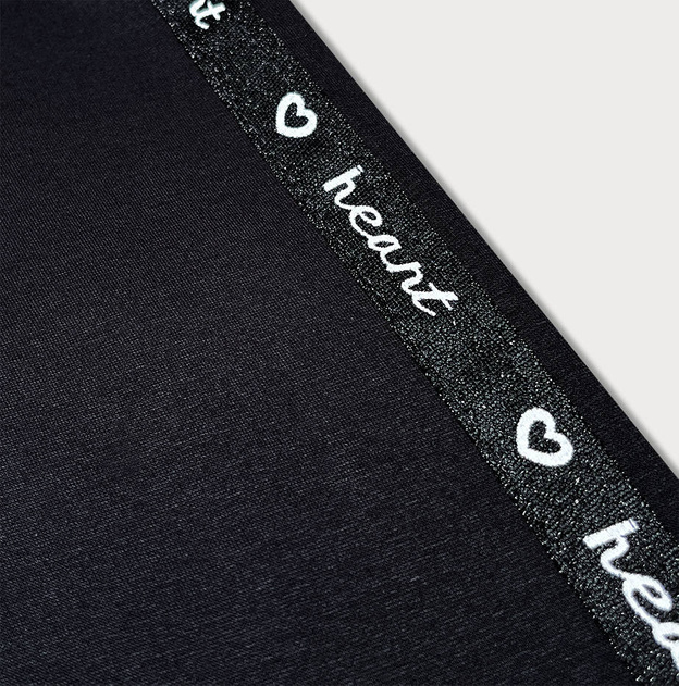 SPORTOWE LEGGINSY CZARNE (TS215-1)