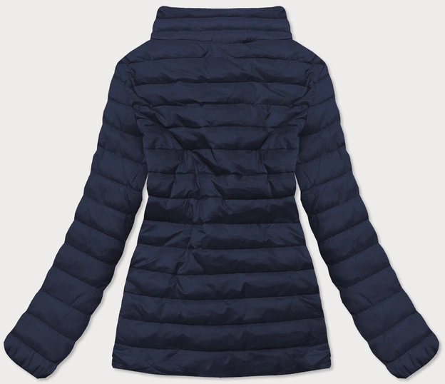 Lekka pikowana kurtka damska ciemny granat (20311-221)