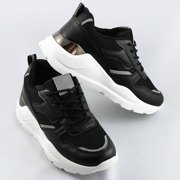 Sneakersy damskie czarne (bs-01)