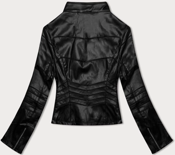 Damska ramoneska z ażurowymi wstawkami J Style czarna (11Z8103)