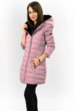 WODOODPORNA DAMSKA KURTKA ZIMOWA RÓŻOWA (M-13)