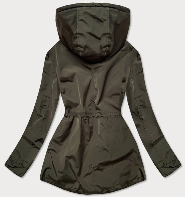 KURTKA - PARKA DAMSKA KHAKI (6365BIG)