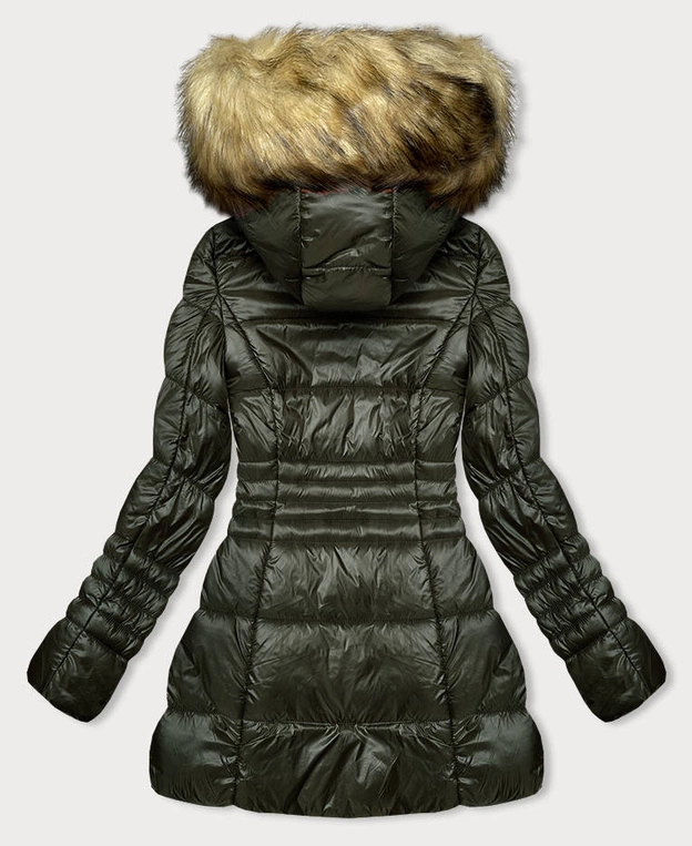 Przejściowa kurtka damska pikowana army (2M-052)