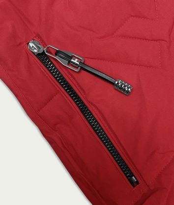 Bezrękawnik damski z kapturem S'West czerwony (B8175-4)