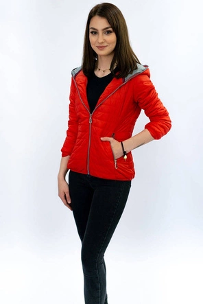 Kurtka z kapturem pomarańczowa (dl011)