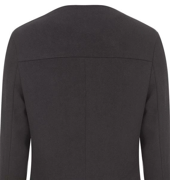 PROSTY PŁASZCZ Z ZAMKIEM CZARNY (2425)