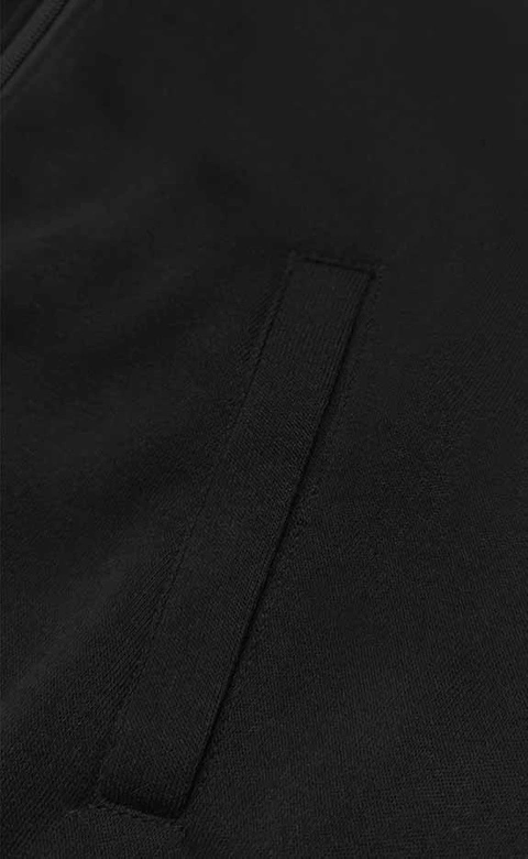 Dres damski z lampasami czarny-limonka (KK0057)