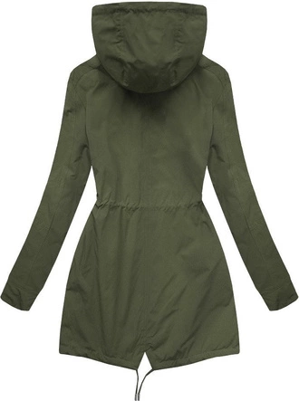 DWUSTRONNA PARKA Z KAPTUREM ARMY-MORO (W306BIG)