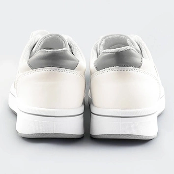 Sportowe buty damskie biało-szare (ad-587)