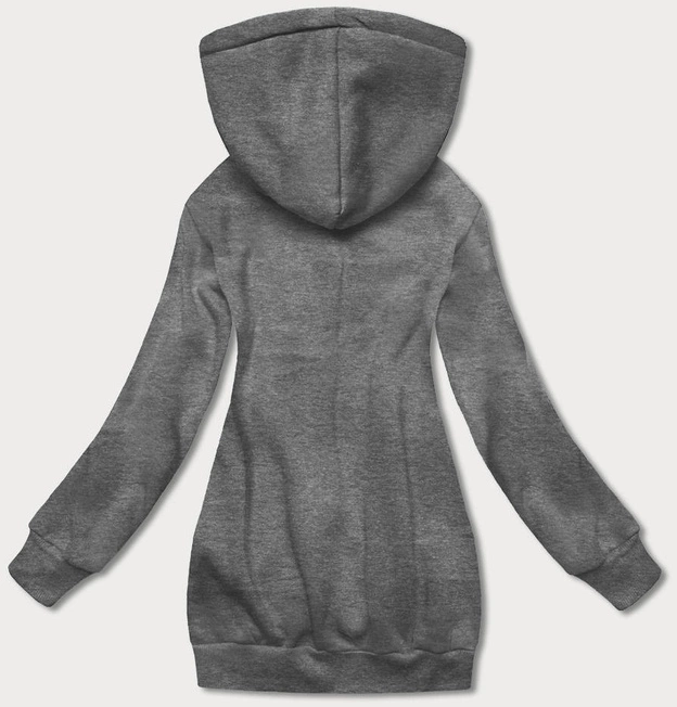 Damska bluza kangurka ciemna szara (YS10003-5)