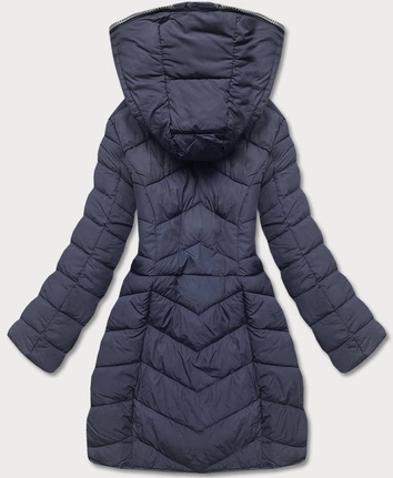 Przejściowa kurtka damska puchowa granatowa (2M-001)