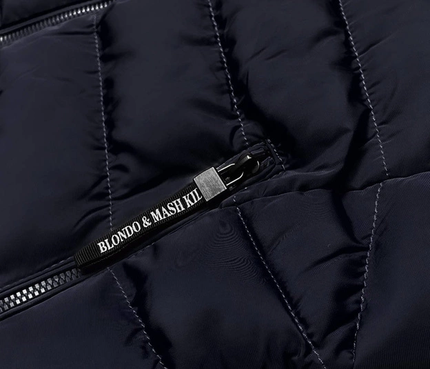 KAMIZELKA DAMSKA Z PUCHEM NATURALNYM GRANAT (RQW6815)