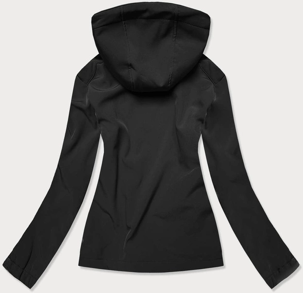 DAMSKA KURTKA TREKKINGOWA CZARNO-RÓŻOWA (HH029)