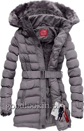 KURTKA ZIMOWA GO-START BRUDNY FIOLET (501BS-2)