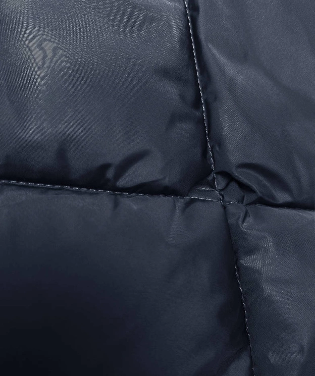 Zimowa kurtka z kołnierzem granatowa (LHD-23021)