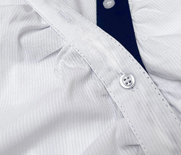 BLUZKA BODY W PASKI BIAŁA (AWT0213)