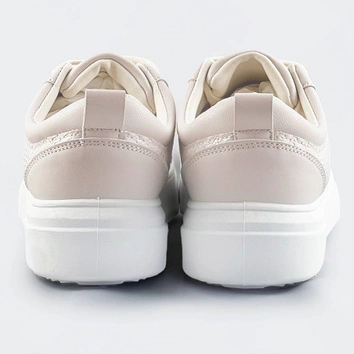 BUTY SPORTOWE DAMSKIE BEŻOWE (S221)