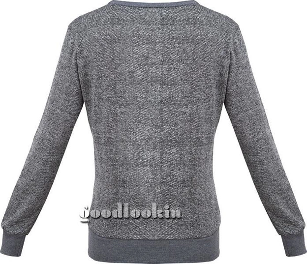 BLUZA HOT RED ON SUN GRAFIT MELANŻ (7260)