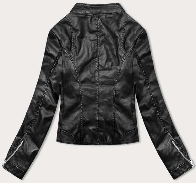 Ramoneska damska ze stójką czarna (11Z8052)