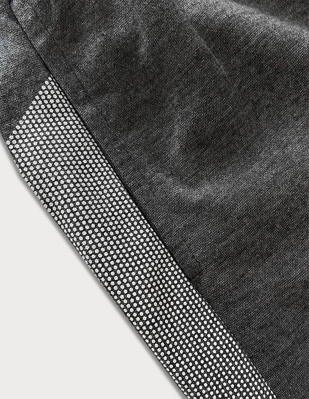 Krótkie spodenki męskie ciemne szare (8K923-5)