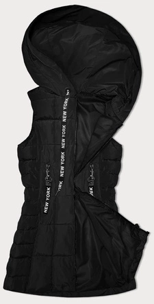 Bezrękawnik damski z kapturem S'West czarny (B8226-1)