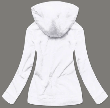 PLUSZOWA DAMSKA BLUZA BIAŁA (HH033-45)