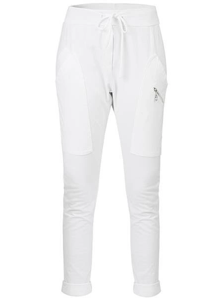 DRESOWE SPODNIE CHINOS BIAŁE (6914)