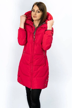 WODOODPORNA ZIMOWA KURTKA DAMSKA CZERWONA (M-231)