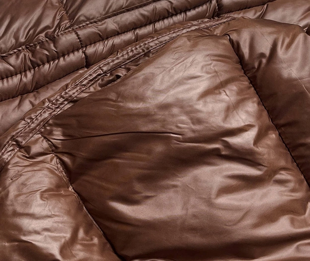 DWUSTRONNA KURTKA OVERSIZE CZARNO-BRĄZOWA (H-1080-01)