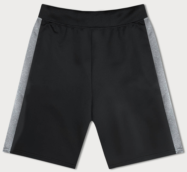 Sportowe spodenki męskie czarne (8K281-3)