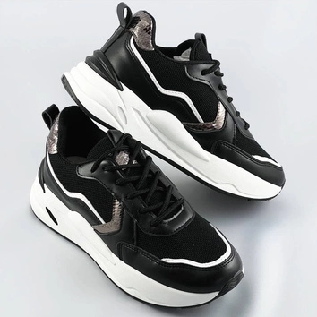 Sportowe buty damskie czarne (bs-06)