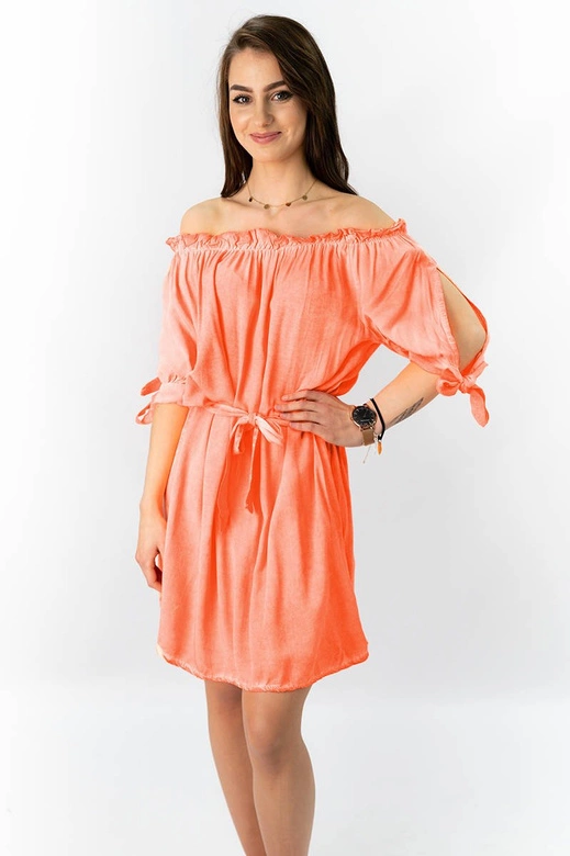 SUKIENKA HISZPANKA Z PASKIEM NEONOWY ŁOSOŚ (279ART)