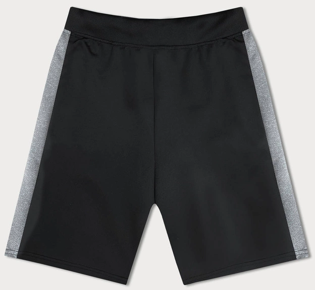 Sportowe spodenki męskie czarne (8K281-3)