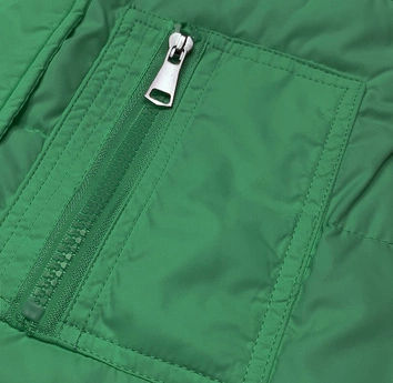 Dwustronna kamizelka damska zielona (2383)