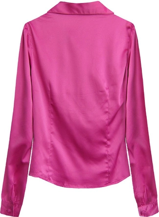 SATYNOWA KOSZULA AMARANTOWA (1067)