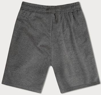 Krótkie spodenki męskie ciemne szare (8K933-5)