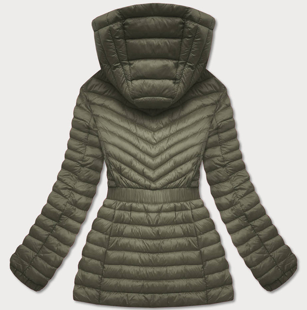 Taliowana kurtka damska khaki (gt-212)