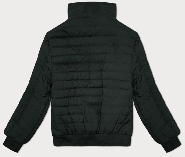 Pikowana kurtka męska ze stójką J.Style army (84M3025-136)