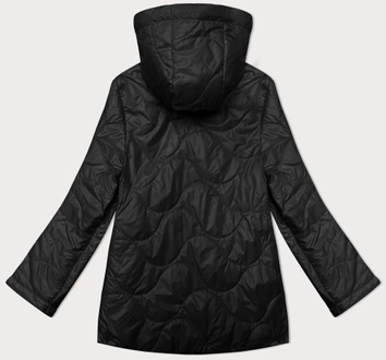 Lekko ocieplana pikowana kurtka damska S'West czarna (B8242-1)