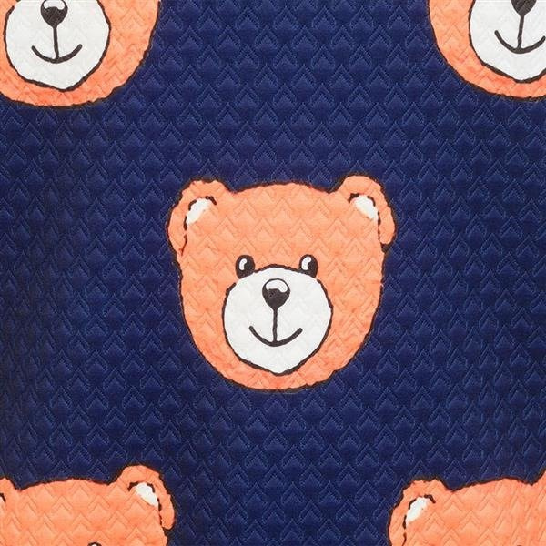 GRANATOWA BLUZA W ANIMOWANE MISIE (BL009)