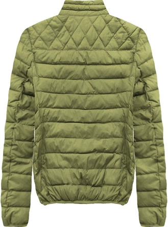 MĘSKA PIKOWANA KURTKA OLIWKOWA (78LJ)