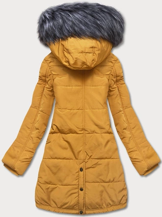 Kurtka zimowa damska żółta (M-21305)