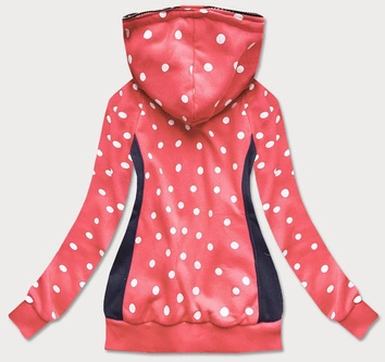 DAMSKA BLUZA DRESOWA GROCHY ŁOSOSIOWA (AMG813)