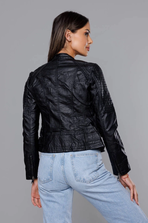 Ramoneska ze stójką czarna (HM22)