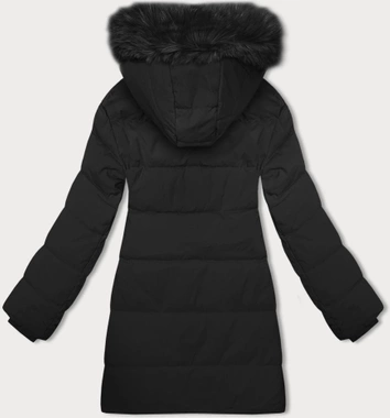 Zimowa kurtka damska z kapturem J Style czarna (16M9099-392)