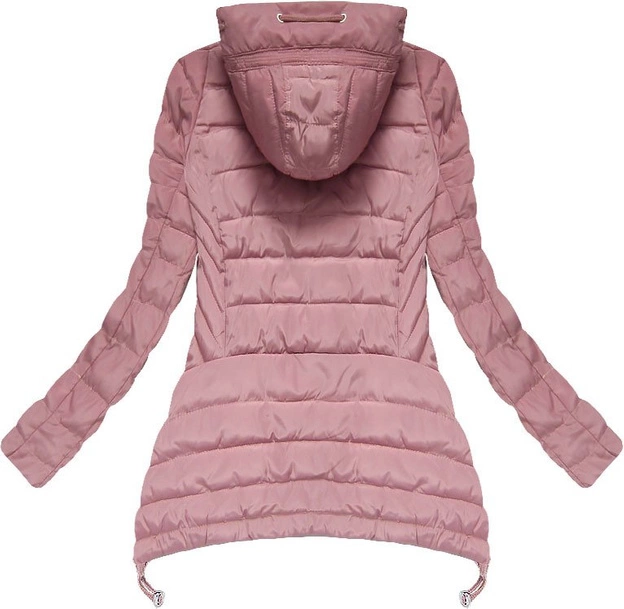 KURTKA Z WYDŁUŻONYMI BOKAMI RÓŻOWA (XW563X)