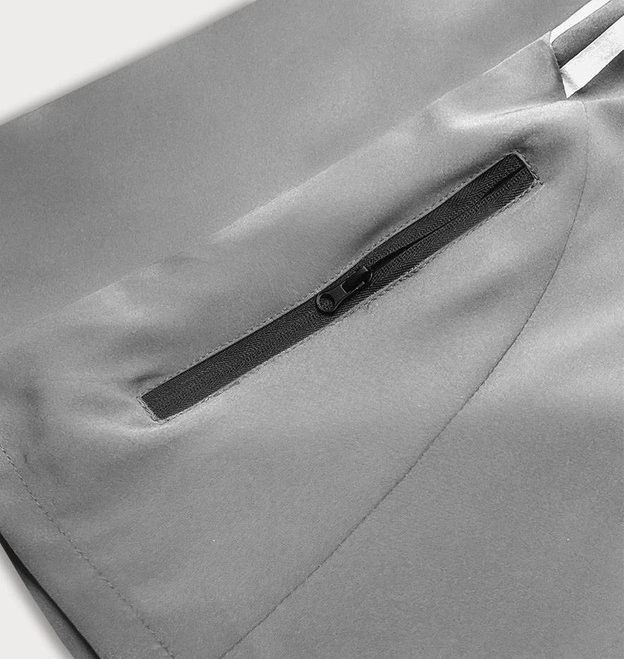 Rozpinana bluza damska ciemnoszara (20315)