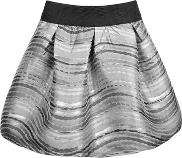 ROZKLOSZOWANA SREBRNA SPÓDNICA (3026)