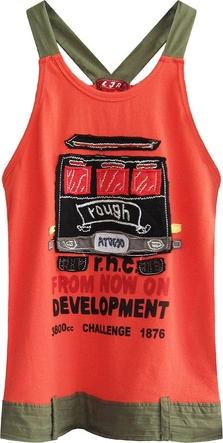 BAWEŁNIANA BOKSERKA CZERWONA (X1078X)