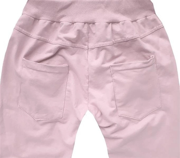 DRESOWE SPODNIE CHINOS PUDROWY RÓŻ (6914)